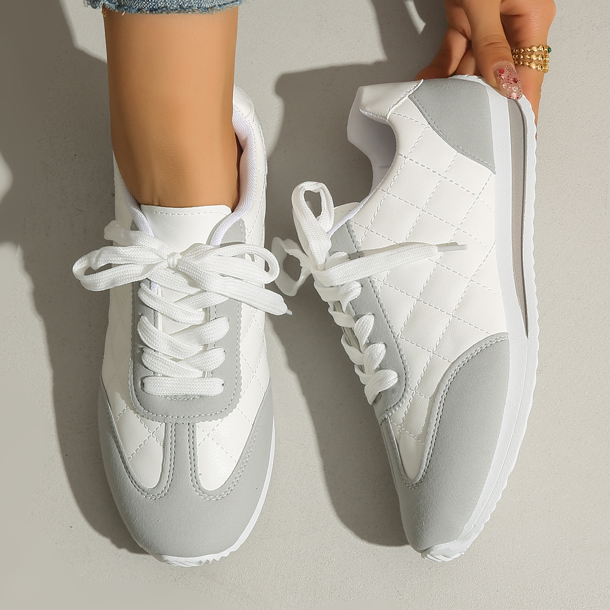 Sneakers Fashion Women - Women Causal Sneakers Trendy Lightweight Casual