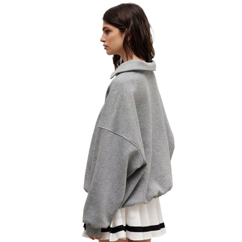 Women'S Fashion Quarter Zip - X5XA Women Fashion Long Sleeve Quarter
