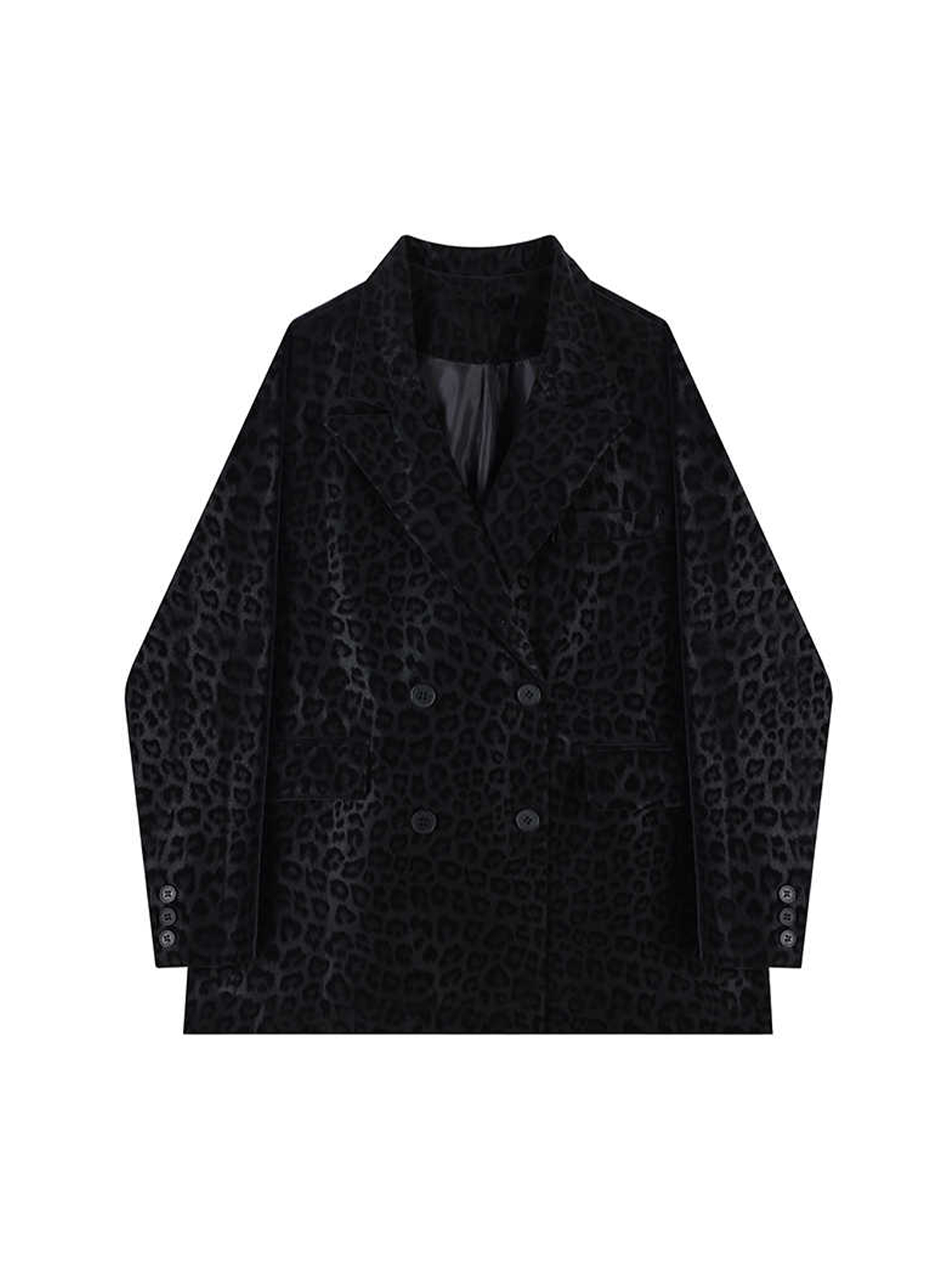 Blazer Women Oversized - Women Leopard Blazer Jacket Loose Korean