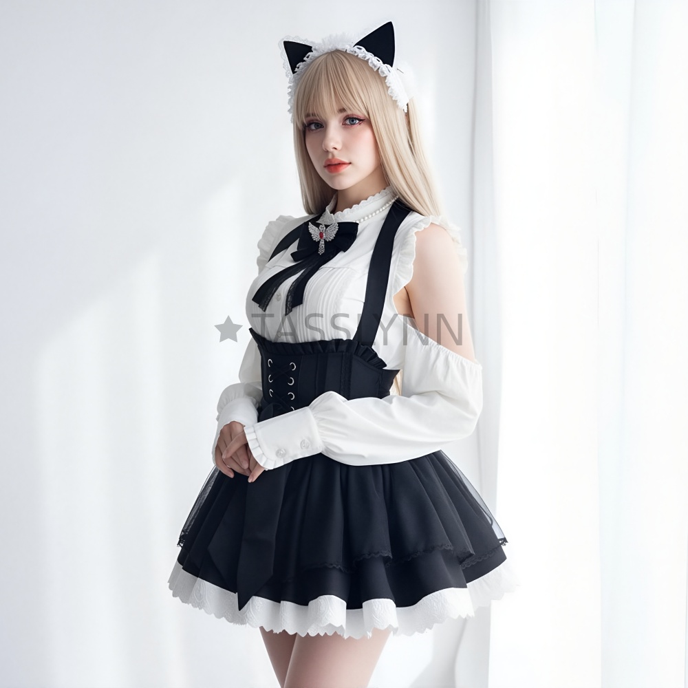 Cat Ear Nun Maid Dress Women's - огляд і ціна Women'S Fashion Kilt
