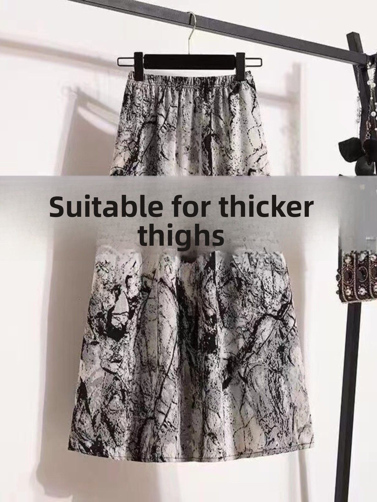 plus Size Women's New Chinese  - огляд і ціна A-Line Skirt Midi