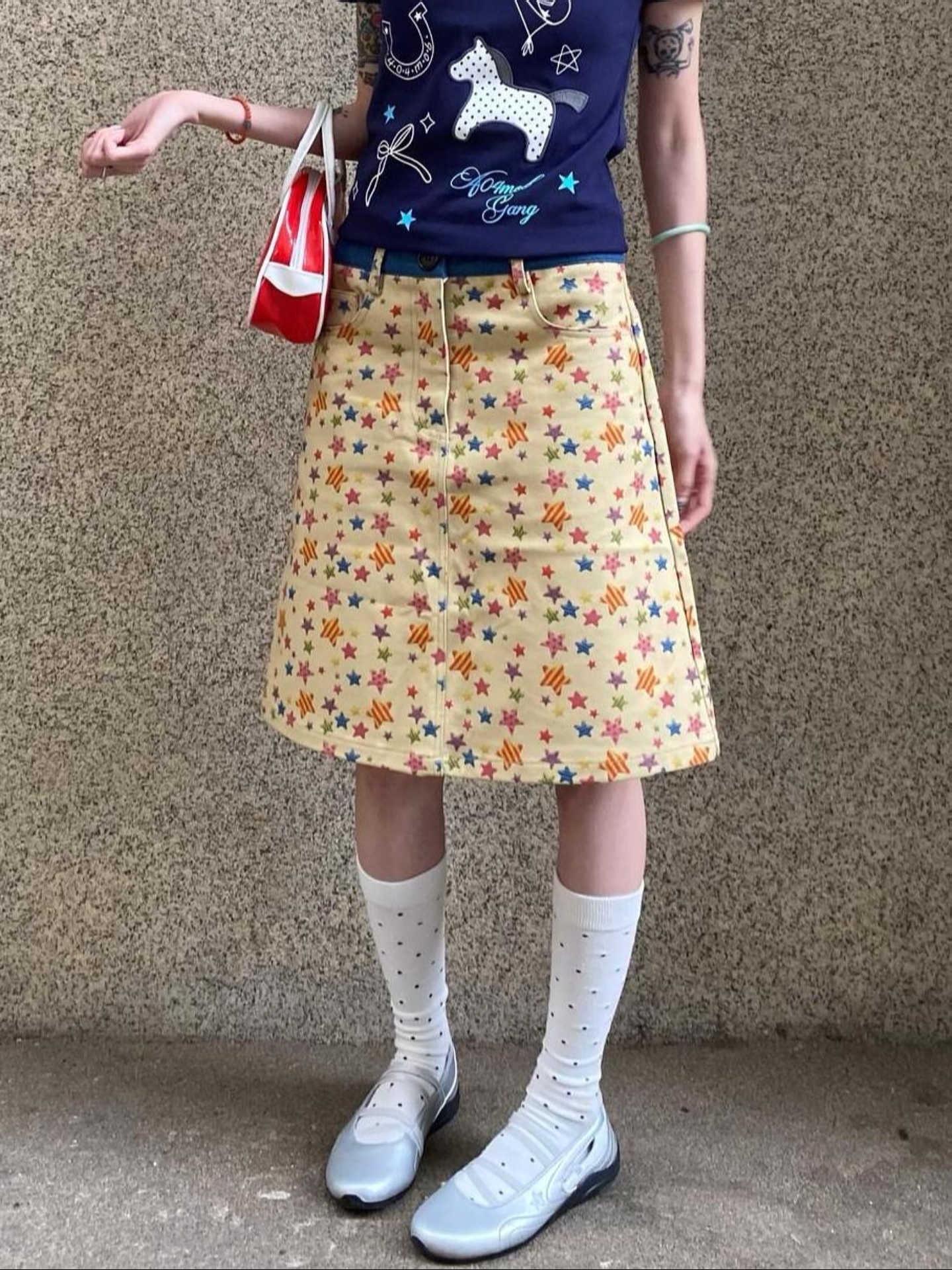 Summer Women Midi Skirts Denim - огляд і ціна A-Line Skirt Midi