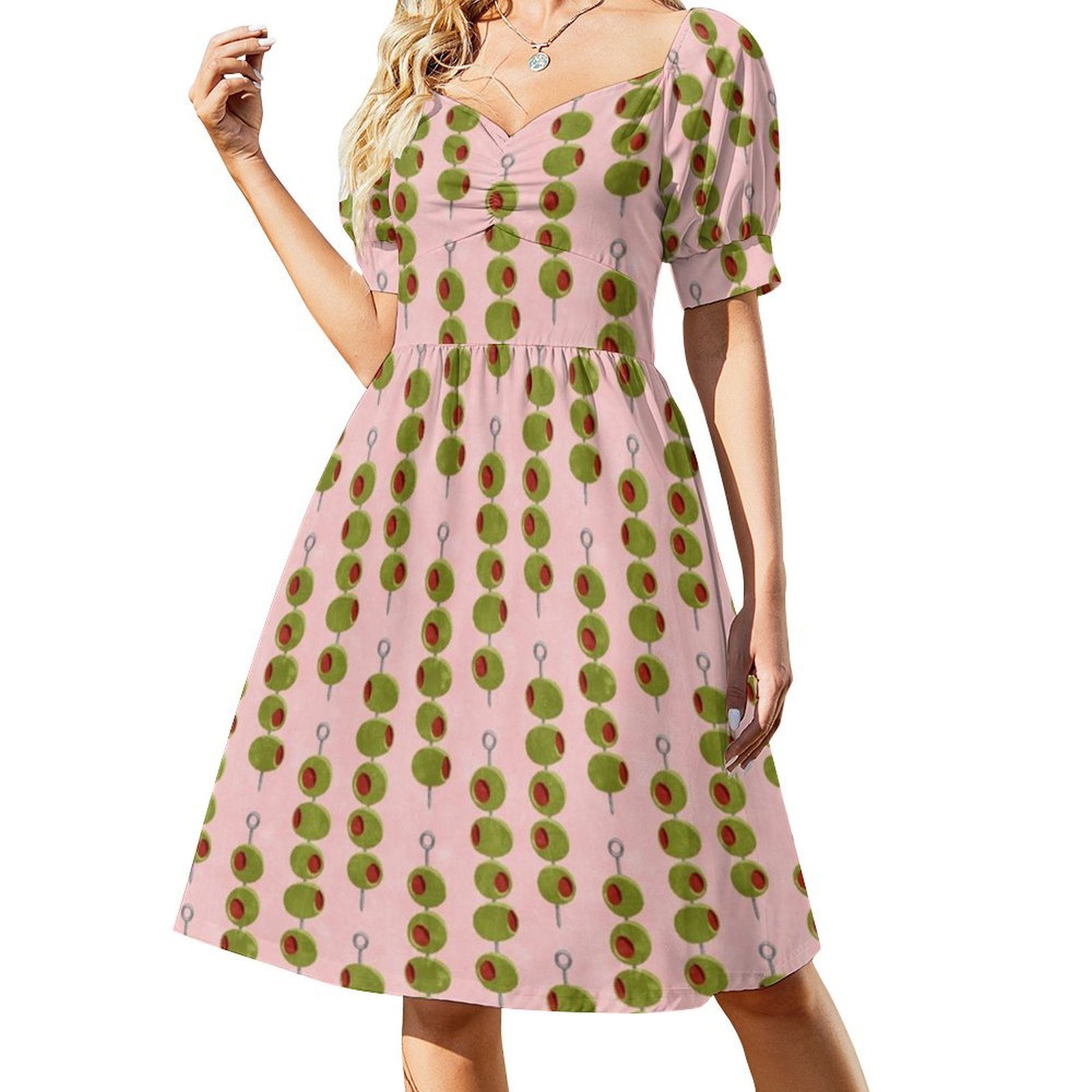 Cocktail Olives-Olives On A St - огляд і ціна Smocked Dress Women