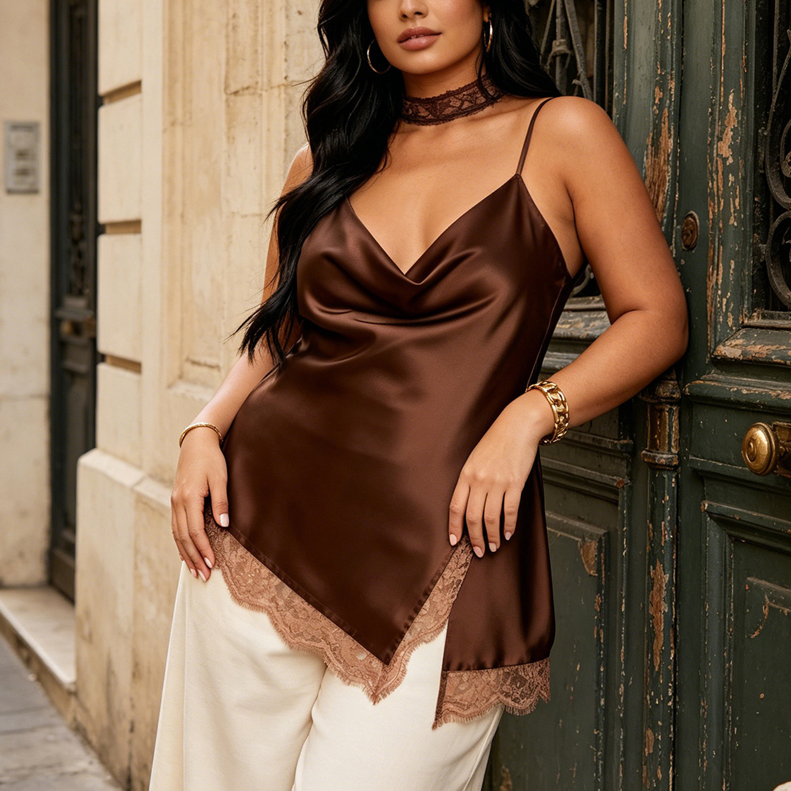 2026 Sexy Women's Plus Size Ca - огляд і ціна V Neck Cami Top
