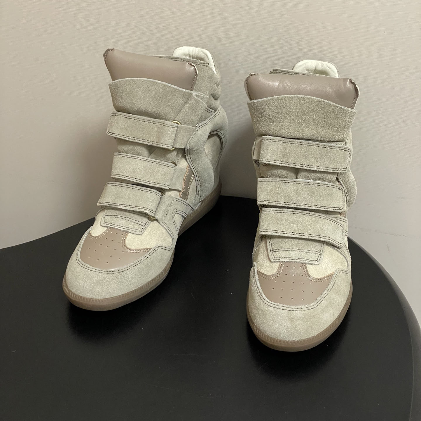 Women's Suede Leather Wedge Sn - огляд і ціна Sneakers Fashion Women