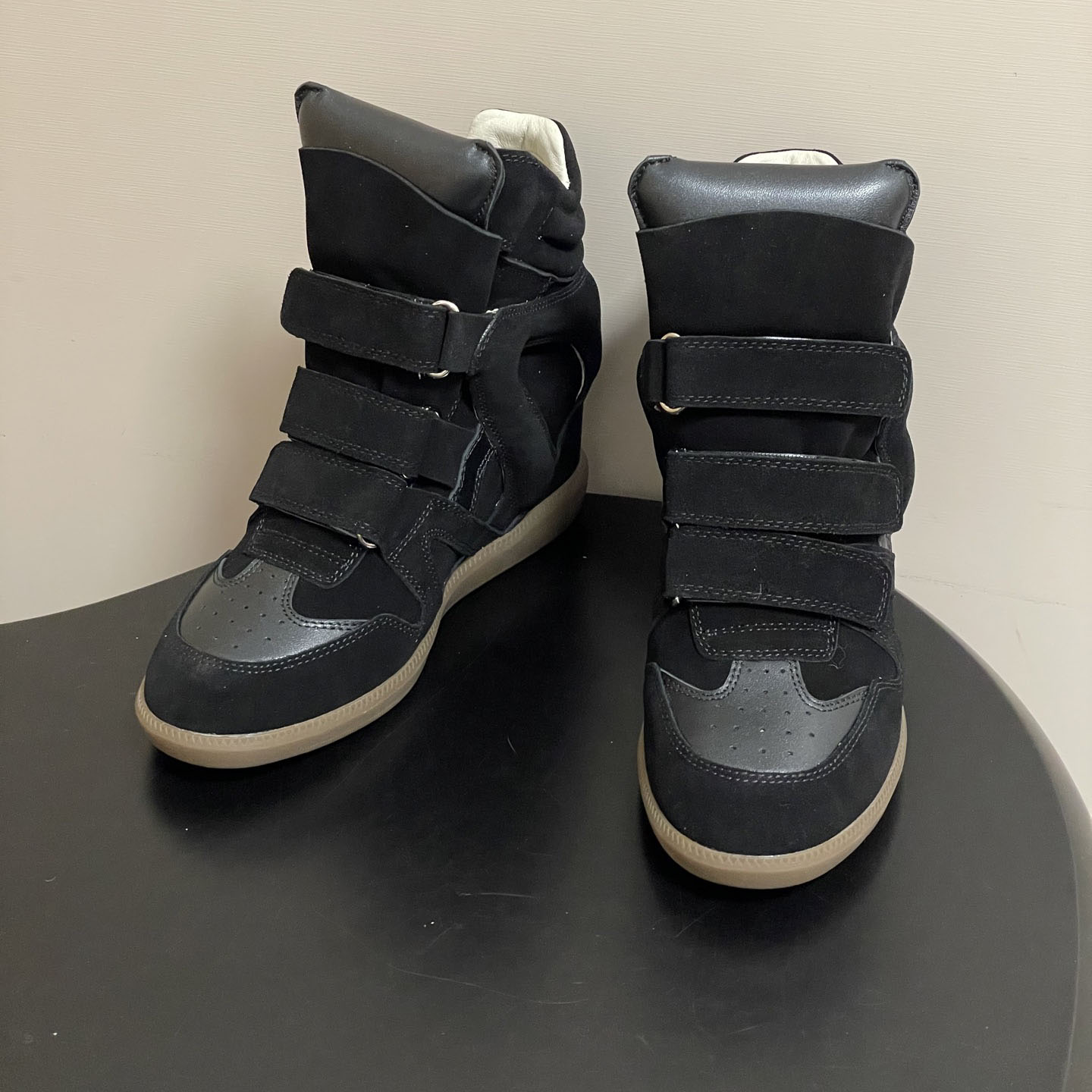 Women's Suede Leather Wedge Sn - огляд і ціна Sneakers Fashion Women