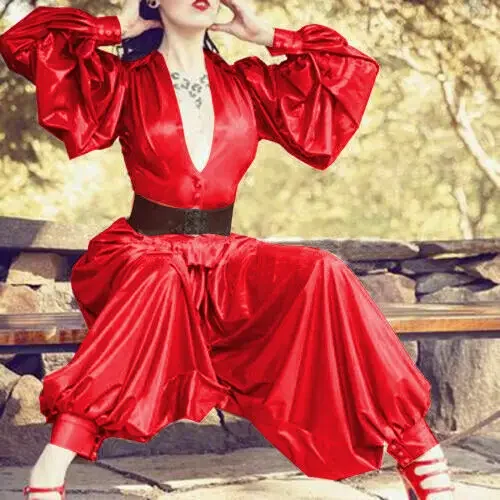 Latex Rubber Fashion Dress Lan - огляд і ціна Women'S Fashion Kilt