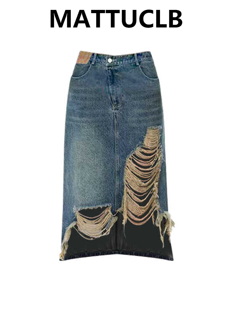 Women 2000s Midi Skirt Ripped  - огляд і ціна A-Line Skirt Midi