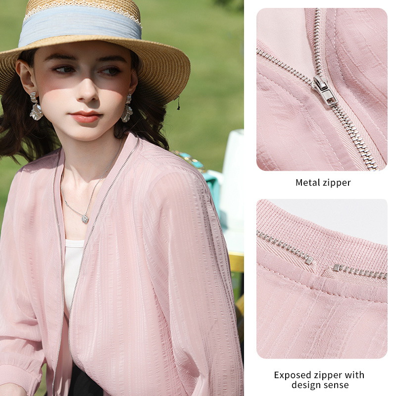 I BELIEVE YOU Pink V-neck Thin - огляд і ціна Women'S Fashion Quarter Zip