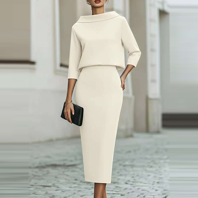 Elegant Solid Slim Half Skirts - огляд і ціна Women'S Fashion Quarter Zip