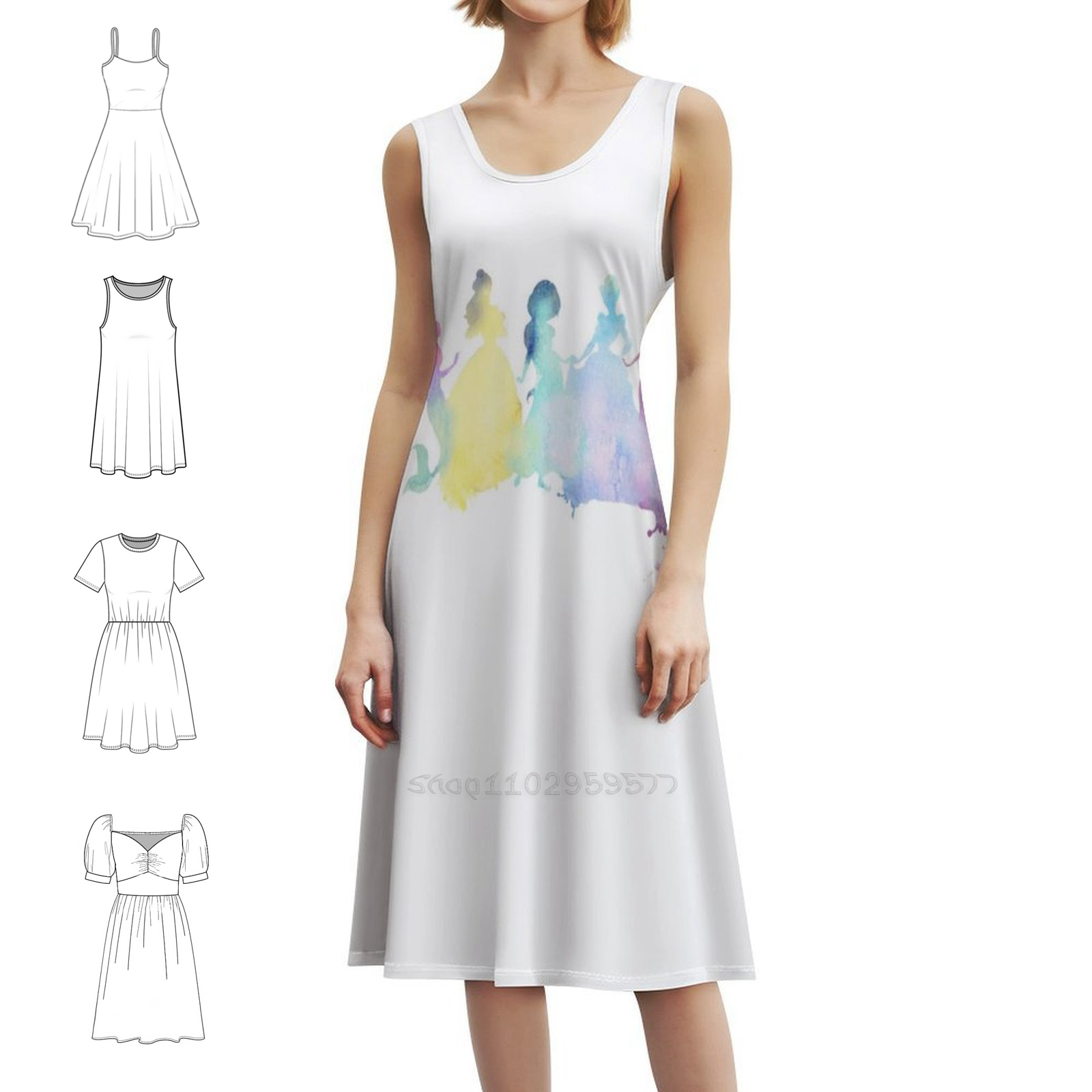 The Colors Of The Princesses F - огляд і ціна Smocked Dress Women