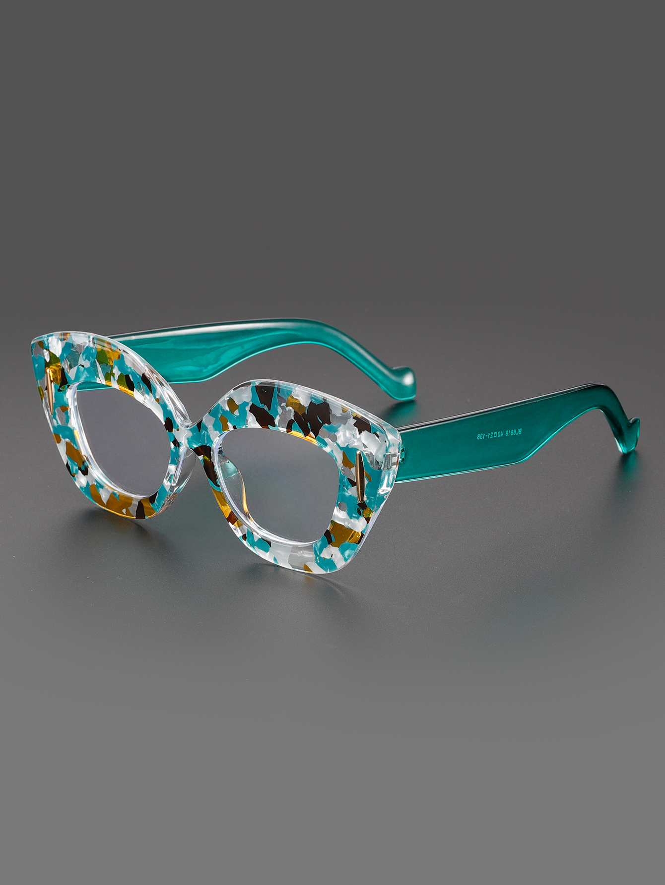Large Frame Cat-Eye Floral Gla - огляд і ціна Women'S Fashion Glasses Non Prescription