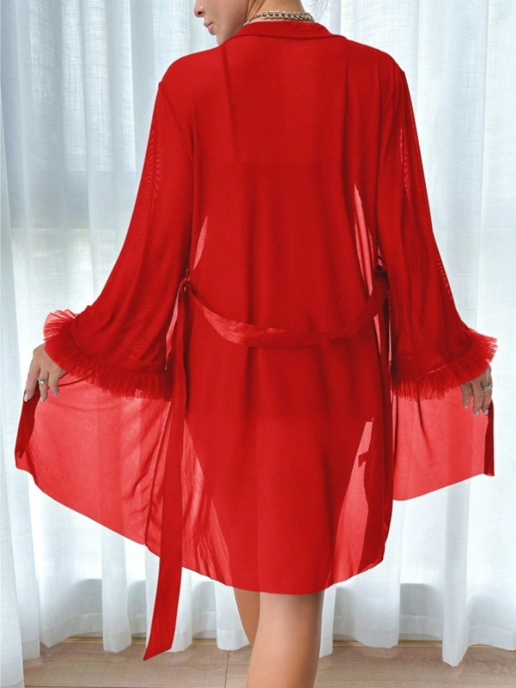 Women 3 Piece Red Sexy Lace Ro - огляд і ціна Women'S Fashion Line
