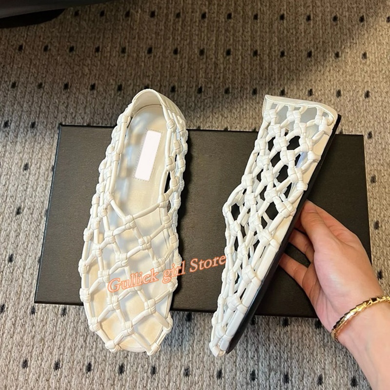 French Woven Mesh Hollow flat  - огляд і ціна Women'S Fashion Line