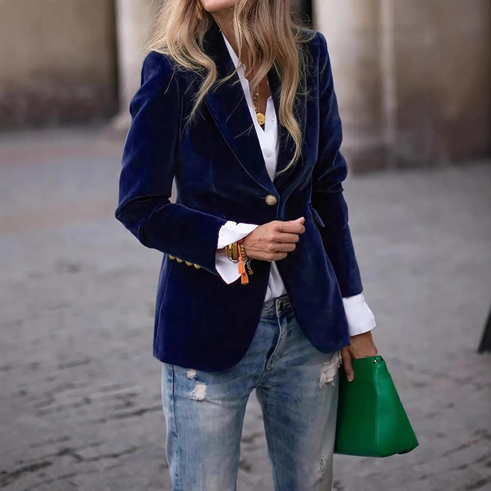 Velvet Large Size Women Prom P - огляд і ціна Blazer Women Oversized