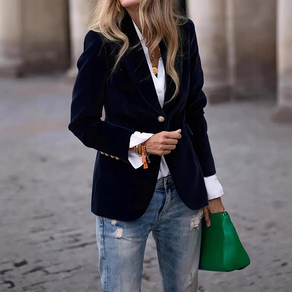Velvet Large Size Women Prom P - огляд і ціна Blazer Women Oversized