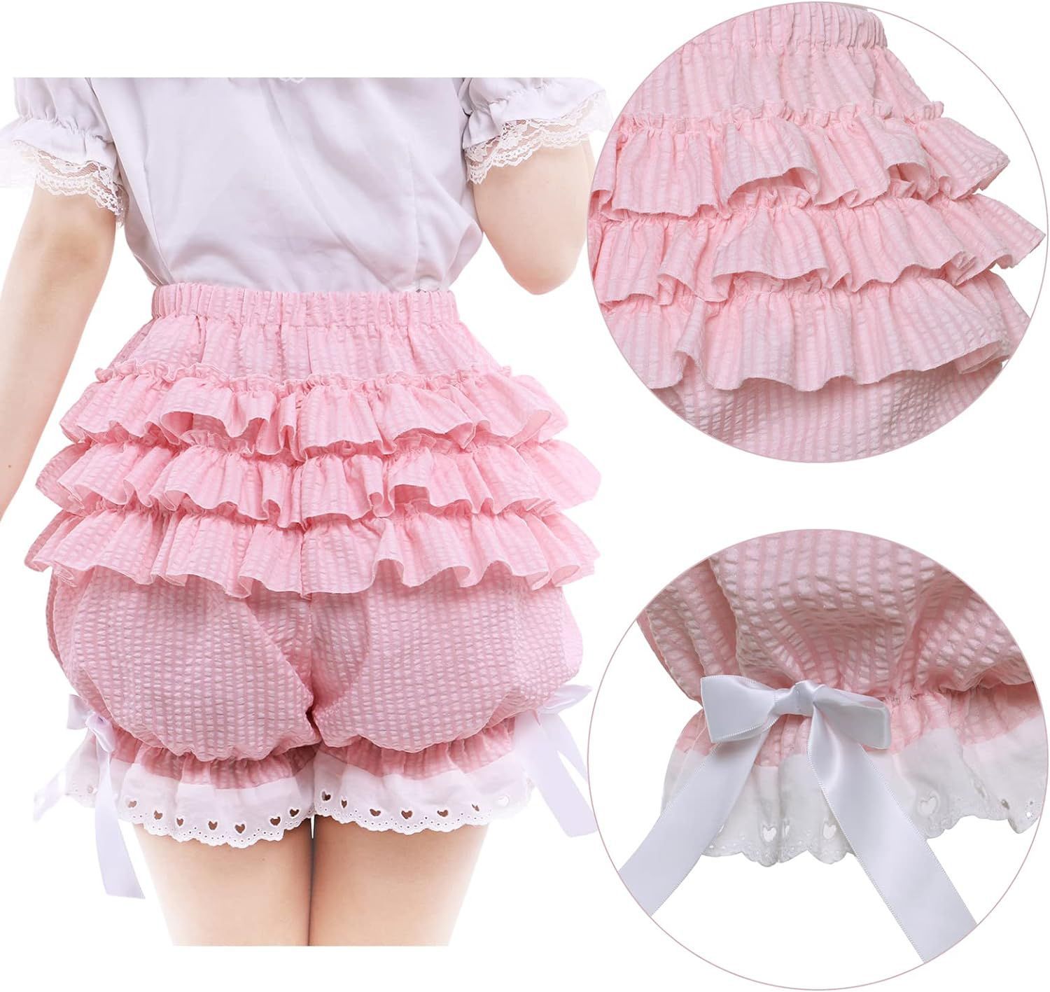 Lolita pants cute strap bow-kn - огляд і ціна Women'S Fashion Kilt