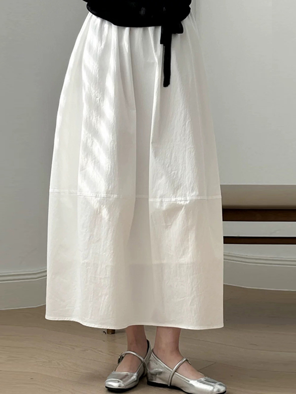 High Waist A-Line Midi Skirt L - огляд і ціна A-Line Skirt Midi