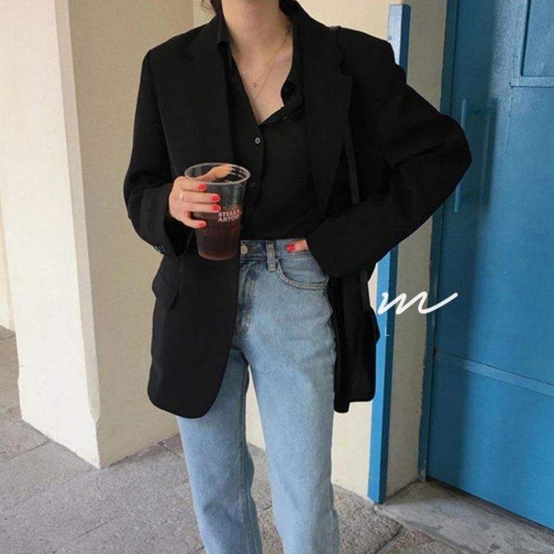 REALEFT Spring Autumn White Wo - огляд і ціна Blazer Women Oversized