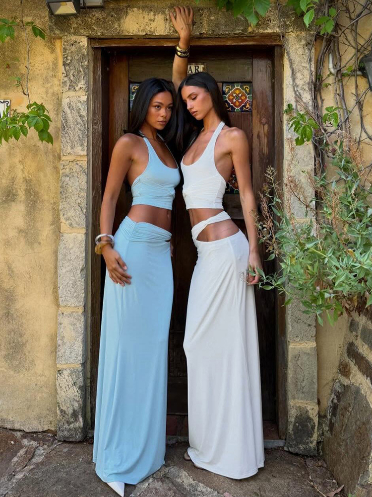 Kliou Sexy Fashion 2 Piece Set - огляд і ціна V Neck Cami Top