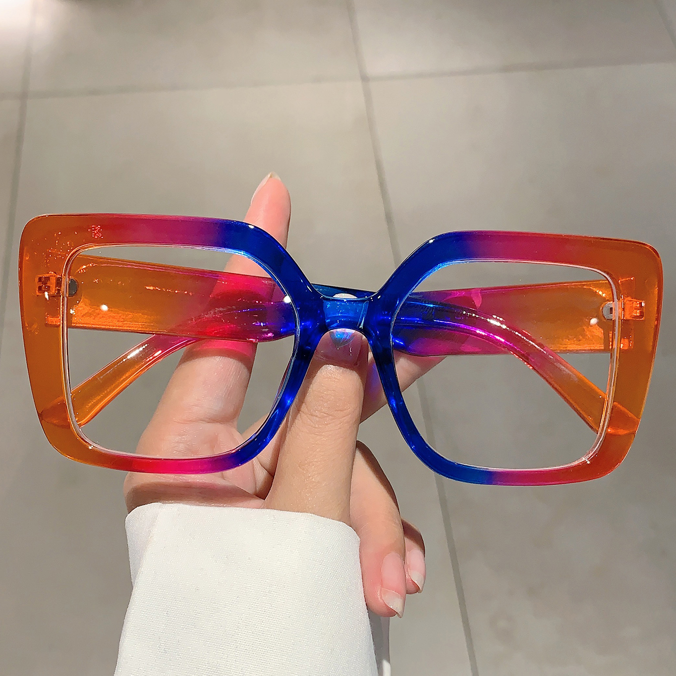 GM LUMIAS Oversized Square Gla - огляд і ціна Women'S Fashion Glasses Non Prescription