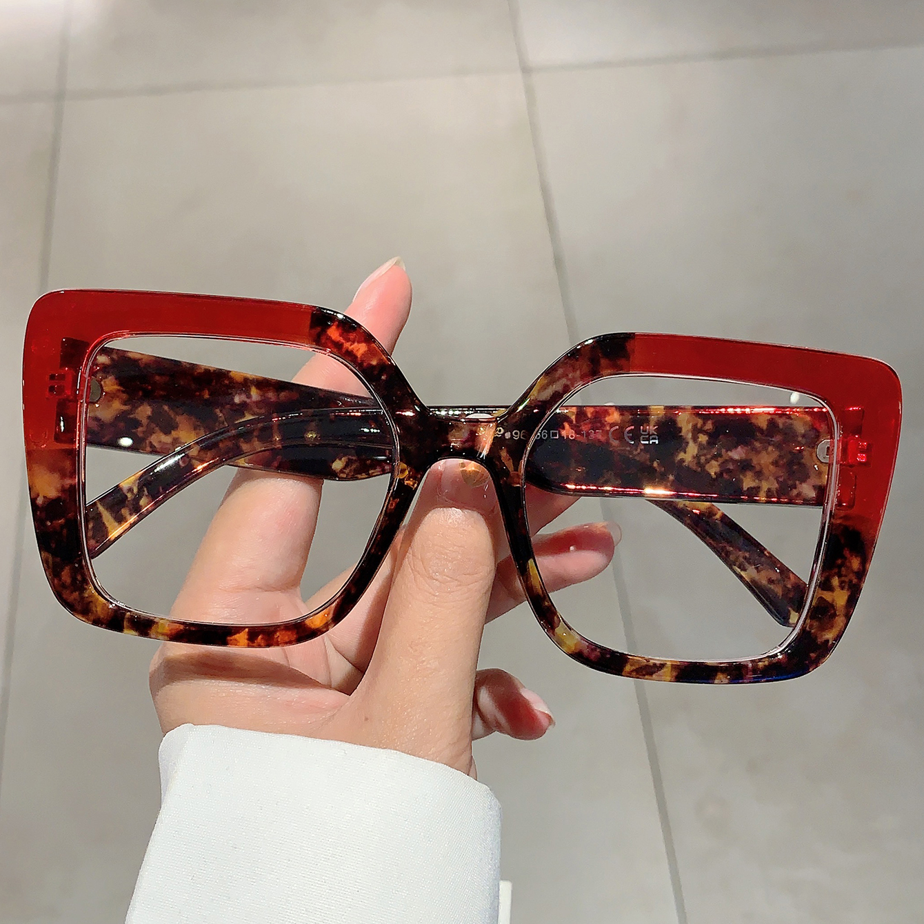 GM LUMIAS Oversized Square Gla - огляд і ціна Women'S Fashion Glasses Non Prescription
