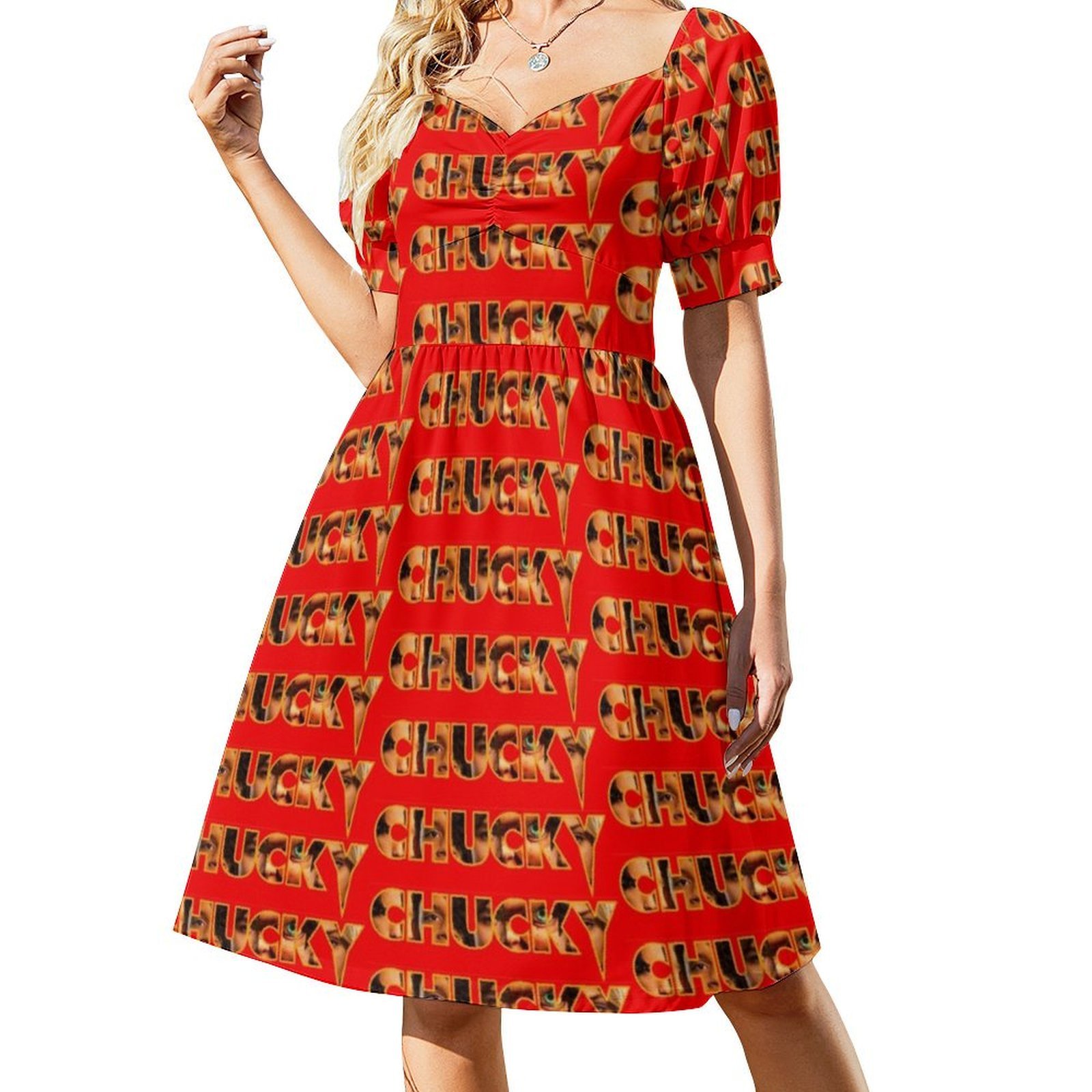 Chucky 2021 Title Block Floral - огляд і ціна Smocked Dress Women