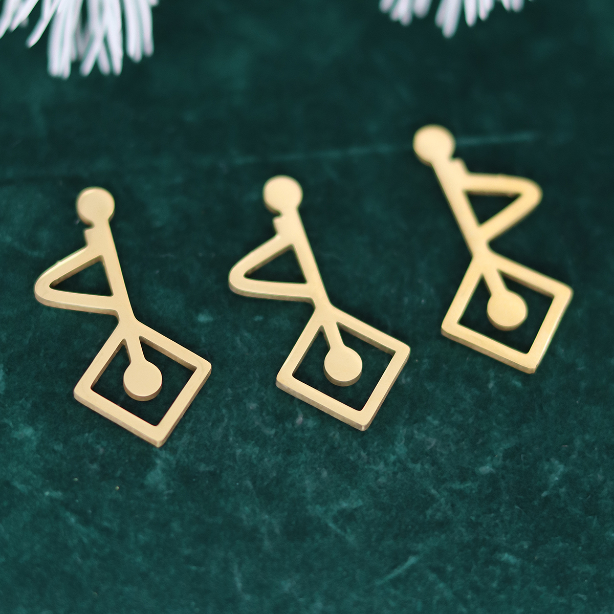 3pcs/lot Stainless Steel Tree  - огляд і ціна Women Fashion Pose