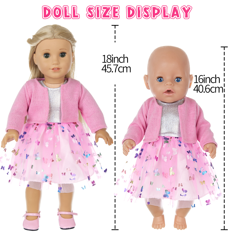Doll Clothes for 16-18Inch 40- - огляд і ціна Women'S Fashion Kilt