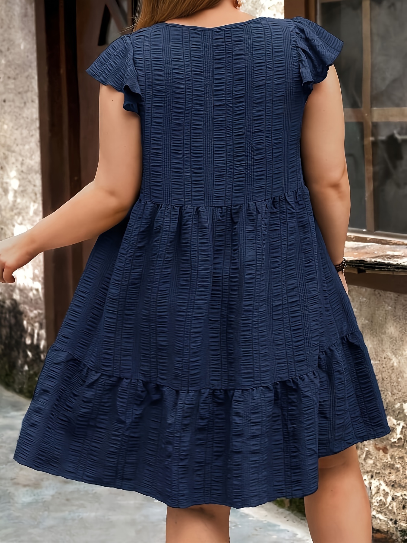 Plus Size Summer Women Elegant - огляд і ціна Smocked Dress Women