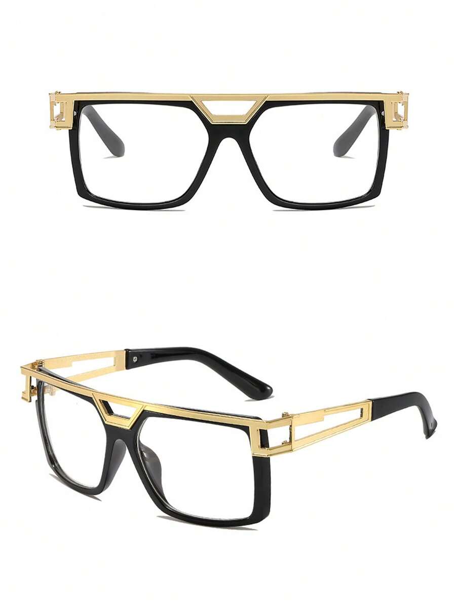 1pc Oversized Square Punk-Styl - огляд і ціна Women'S Fashion Glasses Non Prescription