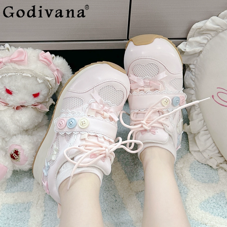 Japanese Cute Girls Sweet Lo S - огляд і ціна Sneakers Fashion Women
