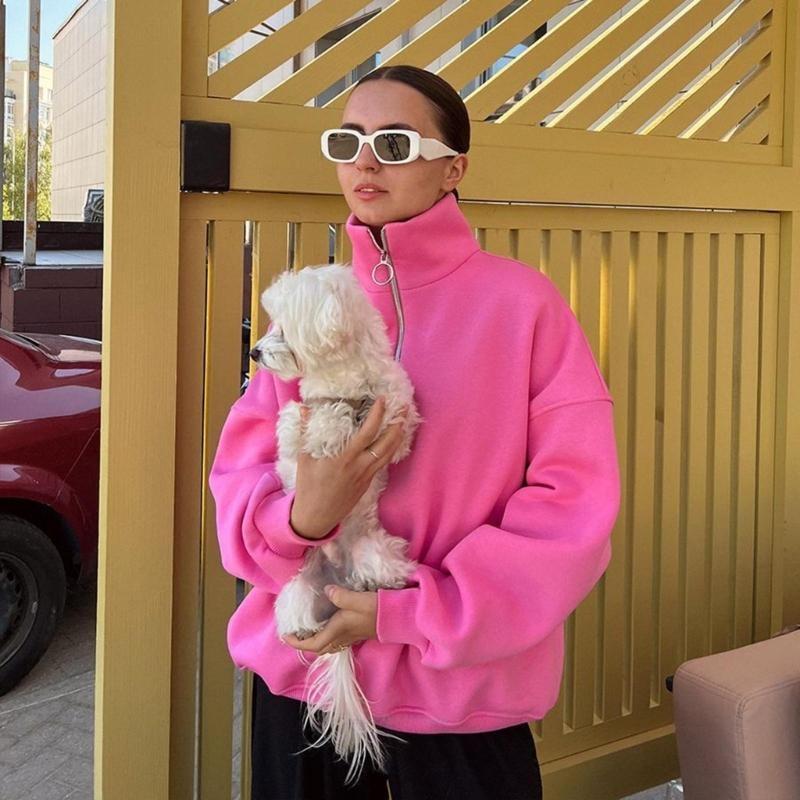 X5XA Women Fashion Long Sleeve - огляд і ціна Women'S Fashion Quarter Zip