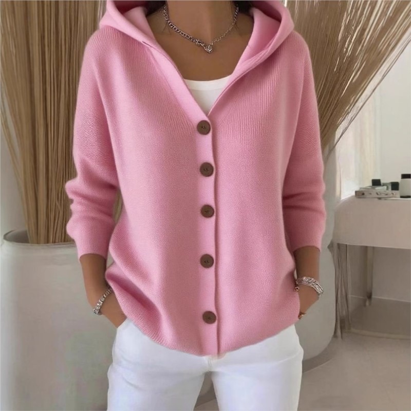 Simple Fashion Knitted Hooded  - огляд і ціна Women'S Fashion Quarter Zip