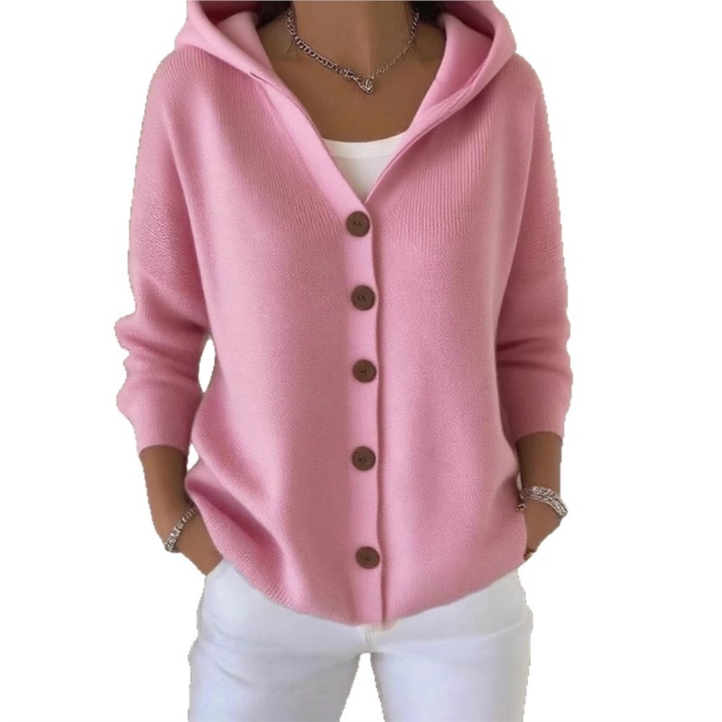 Simple Fashion Knitted Hooded  - огляд і ціна Women'S Fashion Quarter Zip