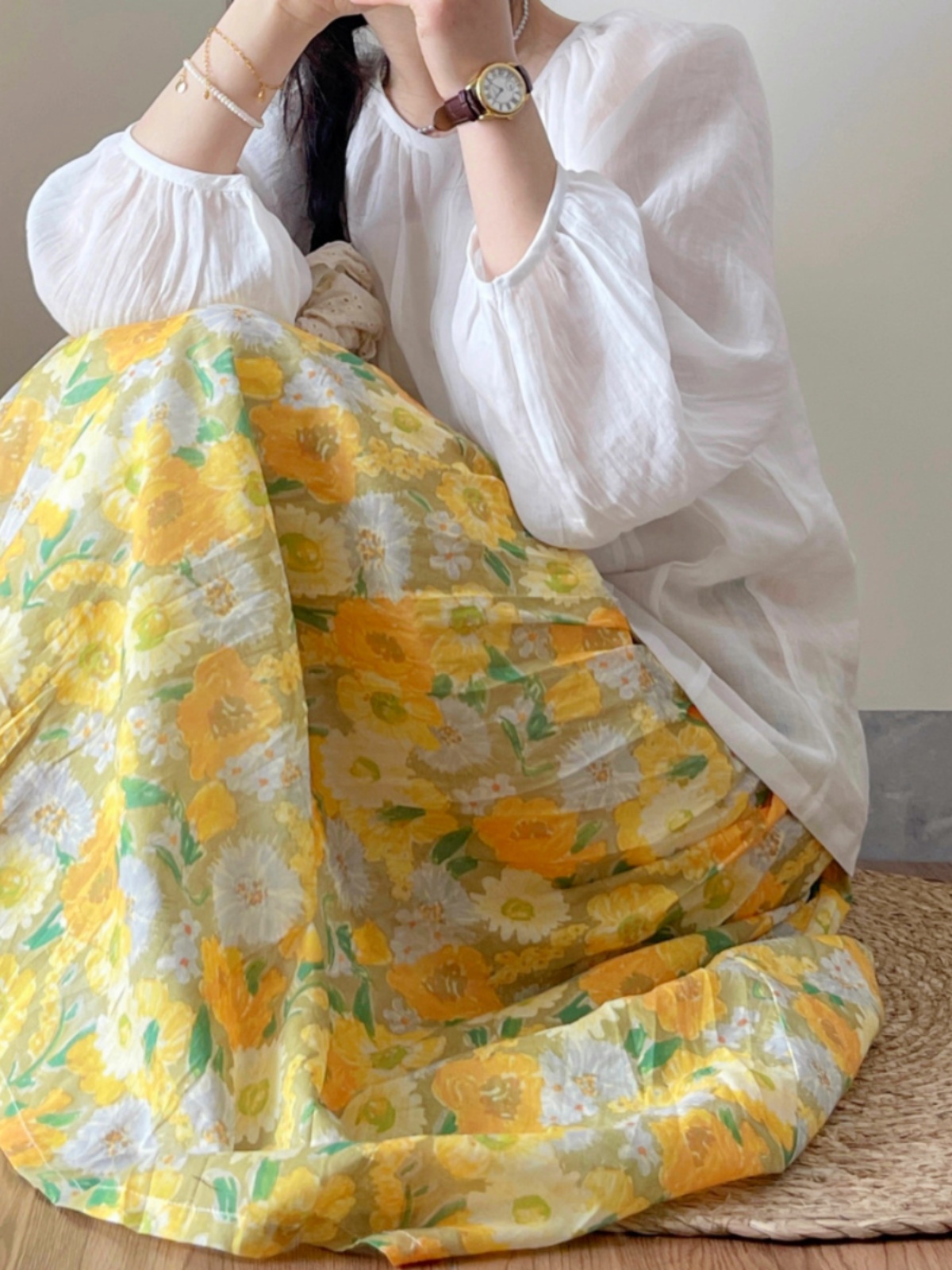 Artistic Cotton Linen A-Line S - огляд і ціна A-Line Skirt Midi