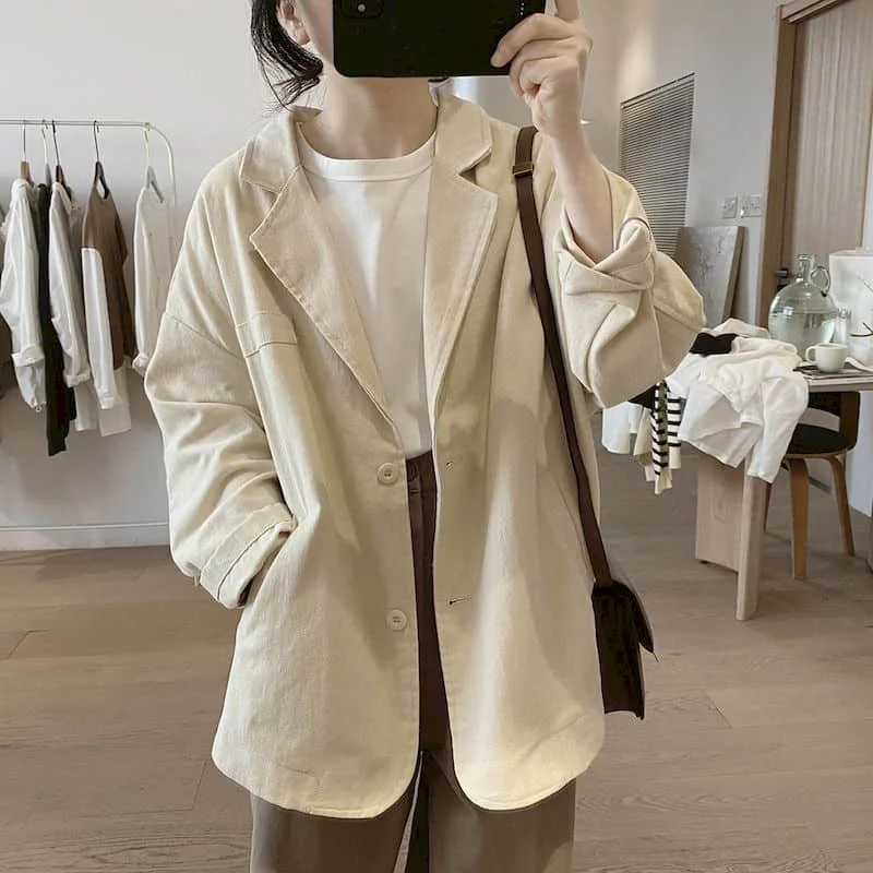 Cotton Blazers for Women Long  - огляд і ціна Blazer Women Oversized