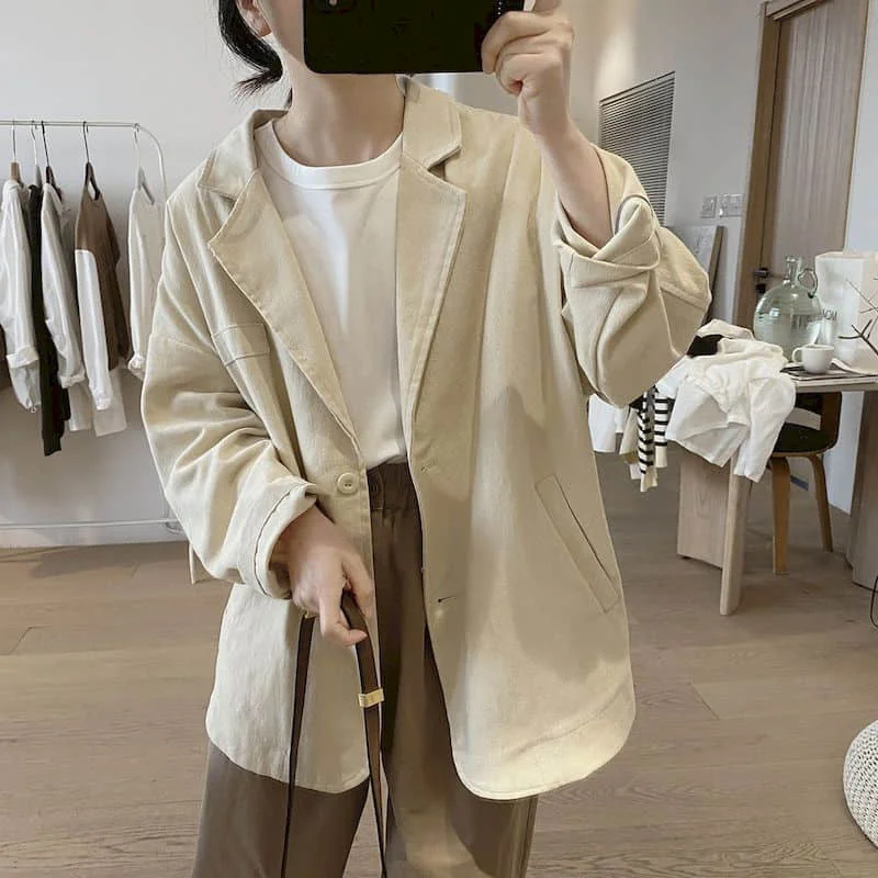 Cotton Blazers for Women Long  - огляд і ціна Blazer Women Oversized