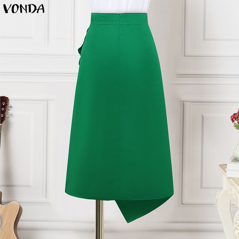 VONDA Plus Size 5XL Elegant Wo - огляд і ціна A-Line Skirt Midi
