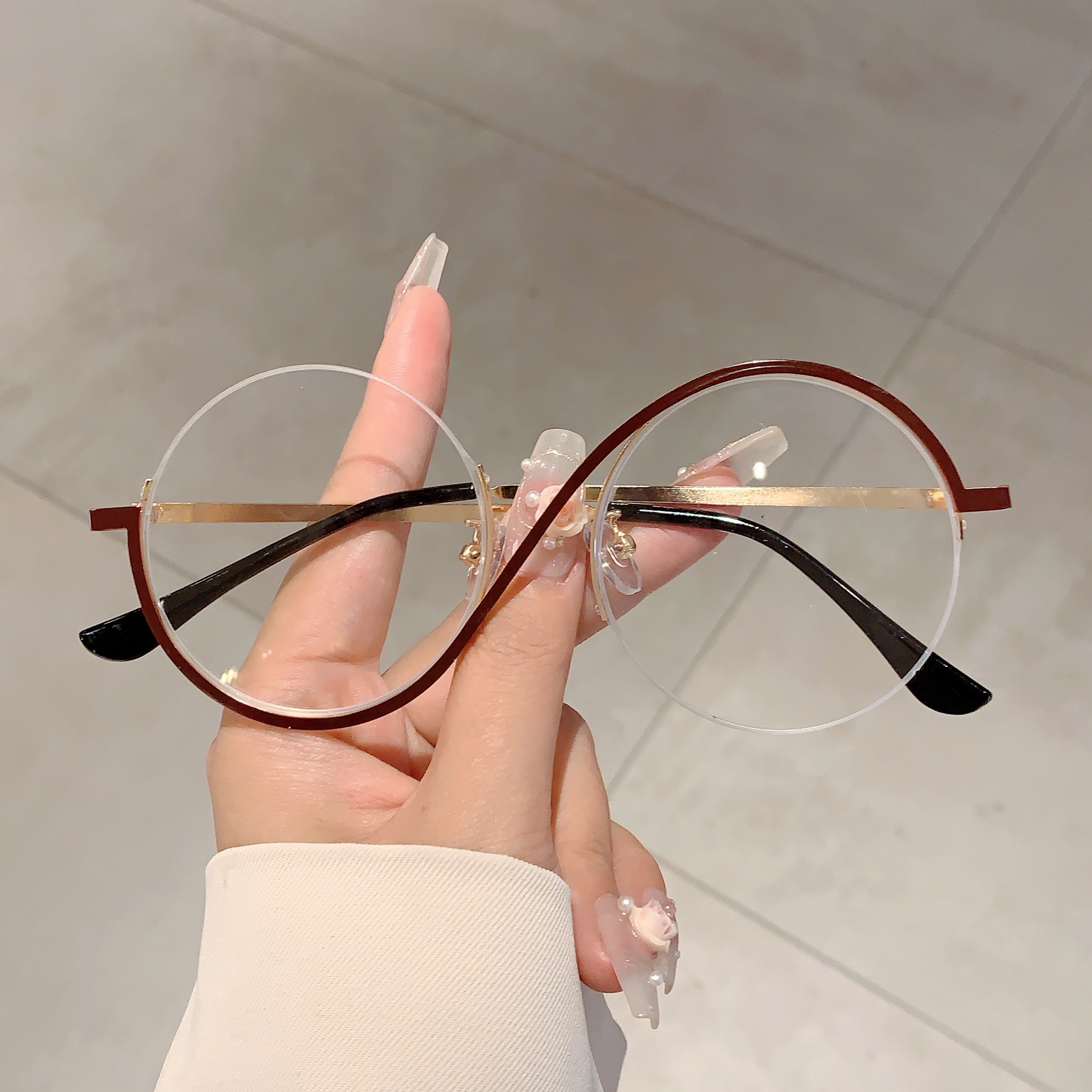 KAMMPT Vintage Round Glasses W - огляд і ціна Women'S Fashion Glasses Non Prescription