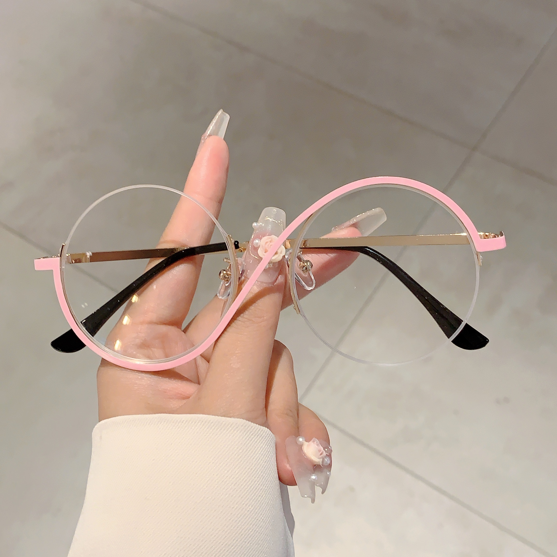 KAMMPT Vintage Round Glasses W - огляд і ціна Women'S Fashion Glasses Non Prescription