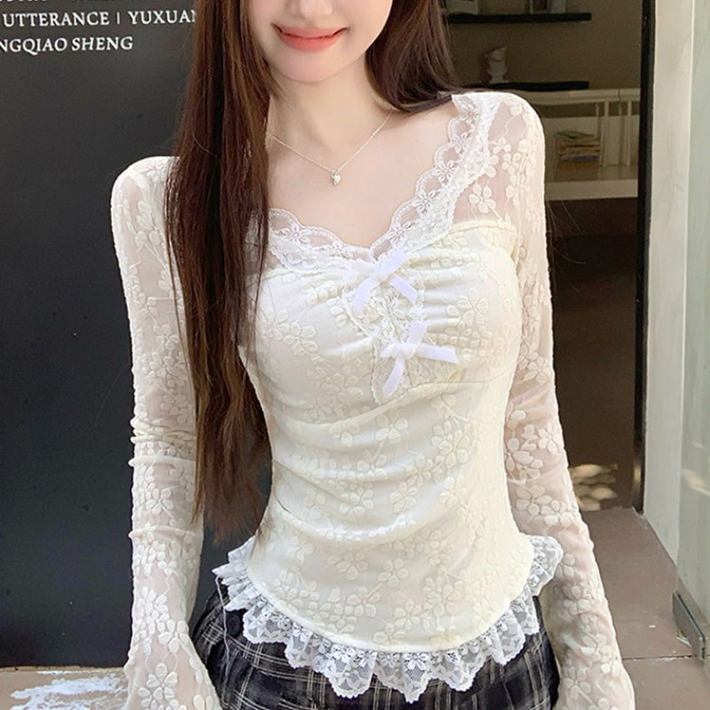 Women Long Sleeved T-shirt V-n - огляд і ціна Women Top Fashion