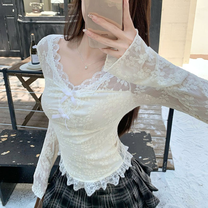 Women Long Sleeved T-shirt V-n - огляд і ціна Women Top Fashion