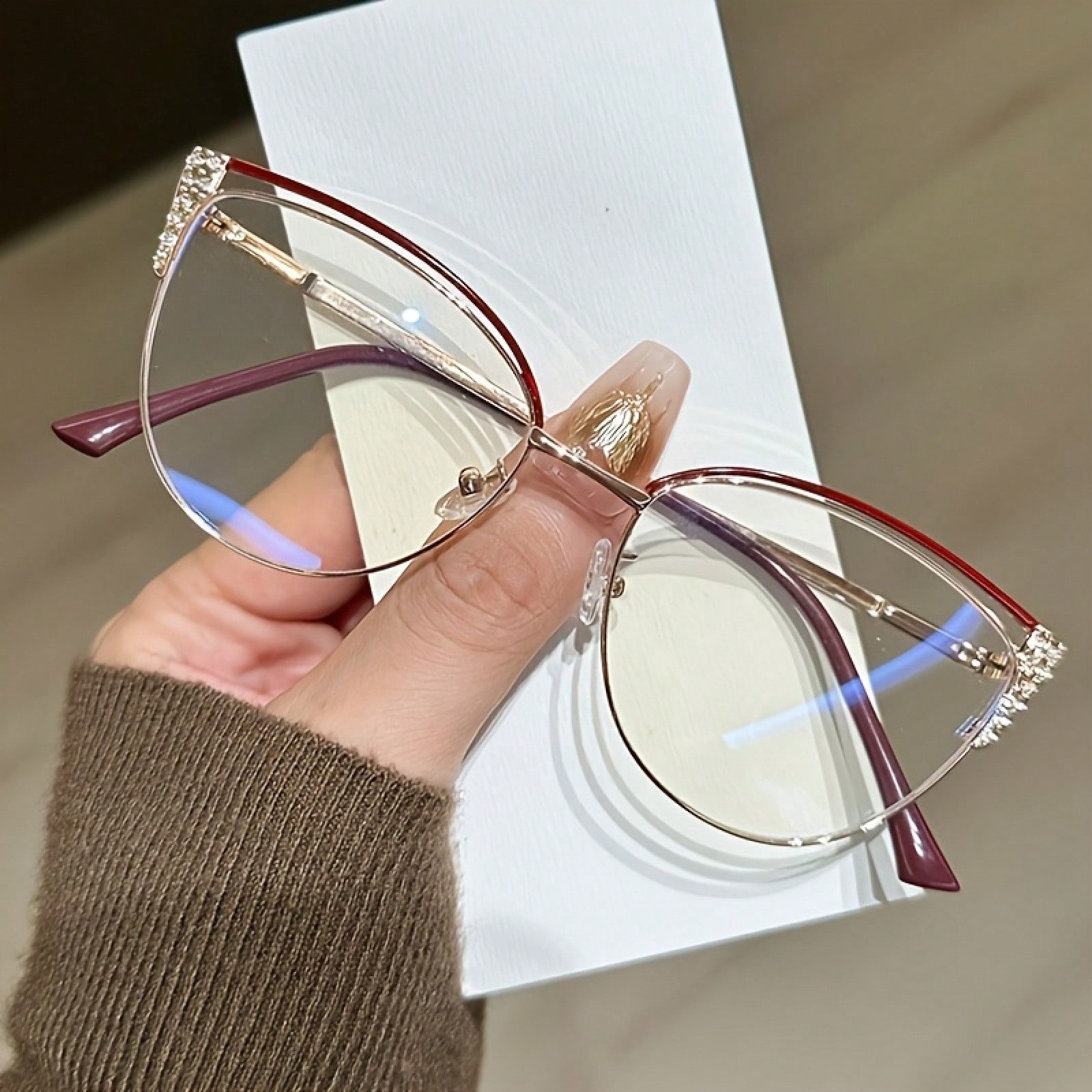 Blue Light Filter Glasses for  - огляд і ціна Women'S Fashion Glasses Non Prescription