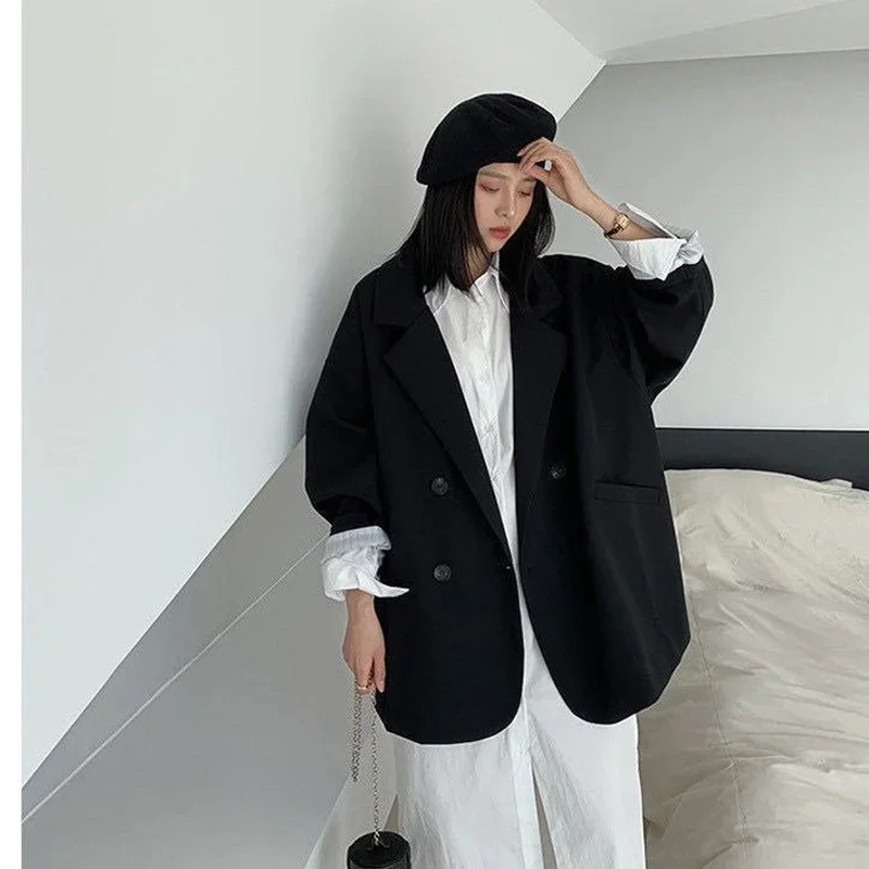Vintage Brown Blazer Women Ele - огляд і ціна Blazer Women Oversized
