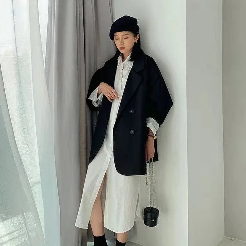 Vintage Brown Blazer Women Ele - огляд і ціна Blazer Women Oversized