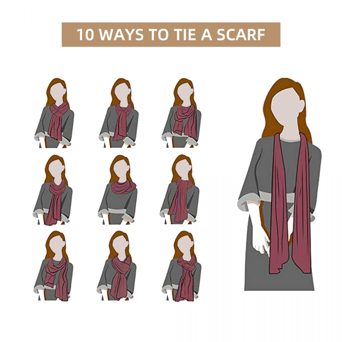 Family Mart Scarf Tassel Scarv - огляд і ціна Women'S Fashion Mart
