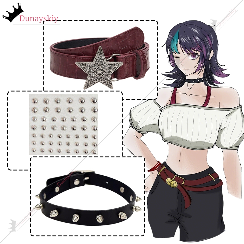 Cosplay Hoshi Kirara Roro JJK  - огляд і ціна Women'S Fashion Kilt