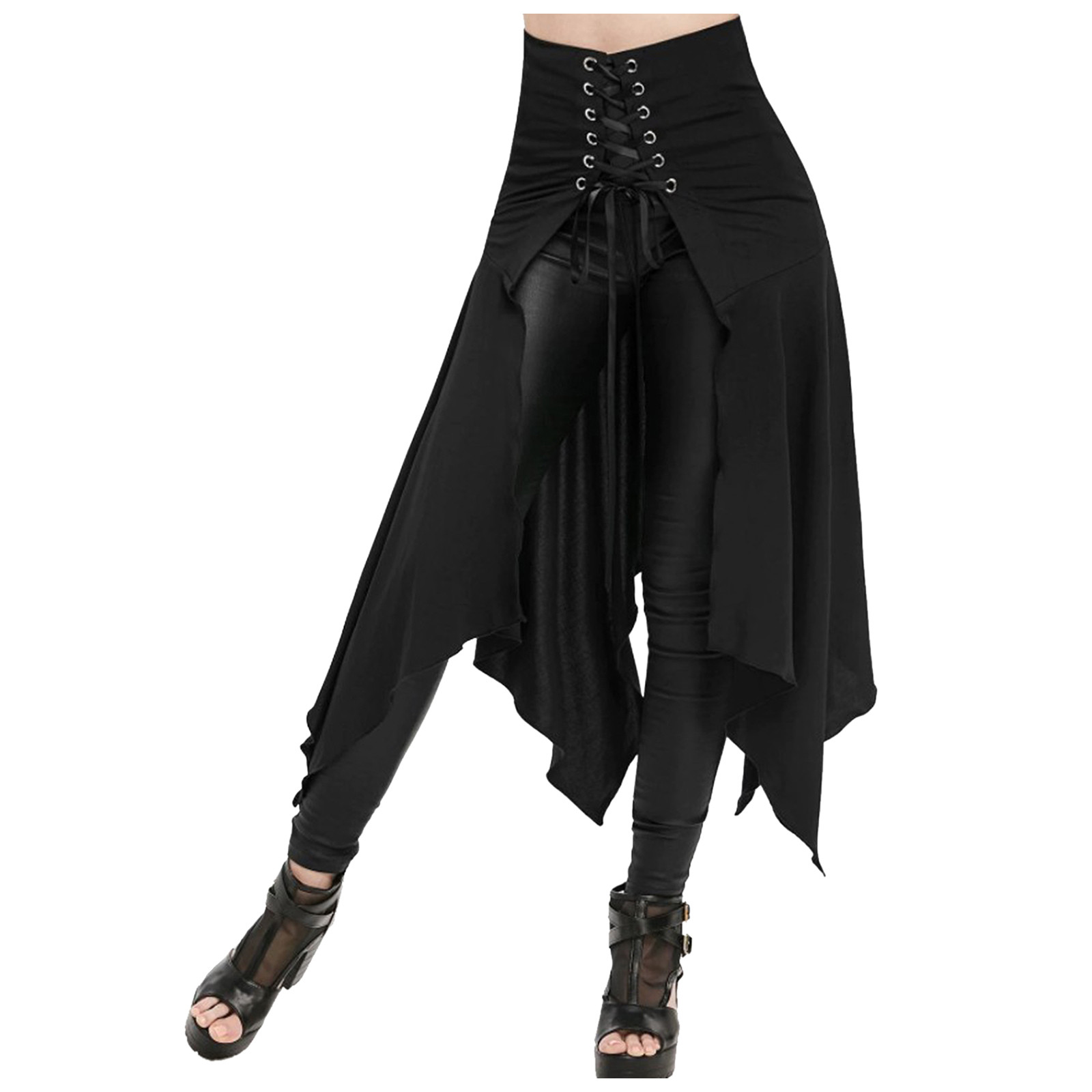 Gothic Skirt Black Medieval Vi - огляд і ціна Women'S Fashion Kilt