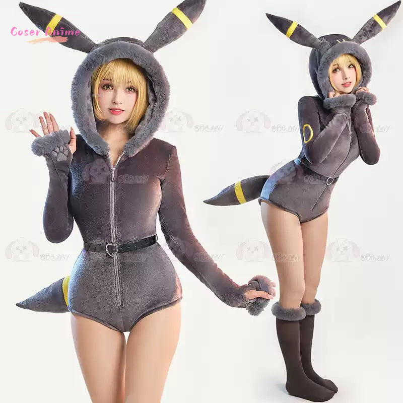 Umbreon Cosplay Costume Hallow - огляд і ціна Women'S Fashion Kilt